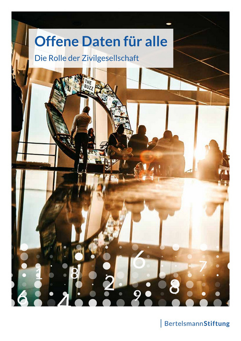 Cover: Offene Daten für alle: Die Rolle der Zivilgesellschaft
